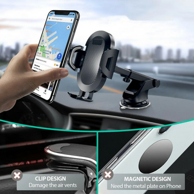 360 Degree Rotating Car Phone Holder | Phone Stand For Content Creators