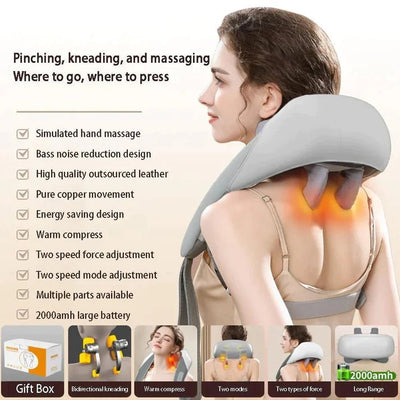 Neck and shoulder massager