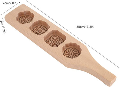 Wooden Muffin And Mooncake Baking Mold