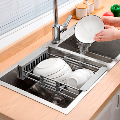 Kitchen Expandable Sink Drain Rack