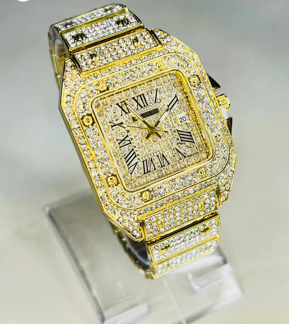 Halukakah Moissanite Gold Watch