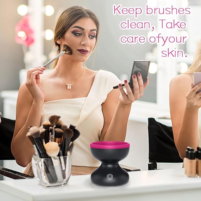 Portable Mini Makeup Brush Cleaner