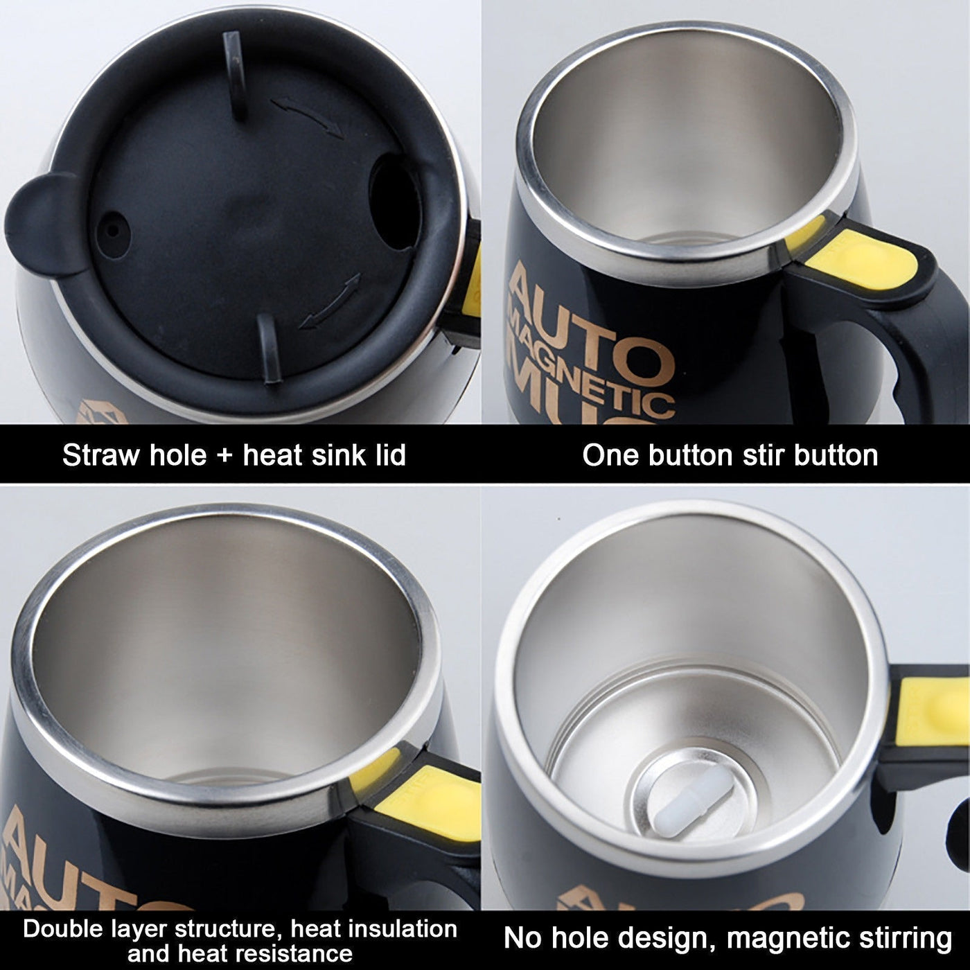 Self Stirring Mug Magnetic