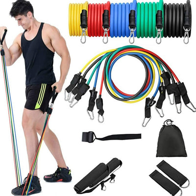 Bodybuilding Power Resistance Bands Set