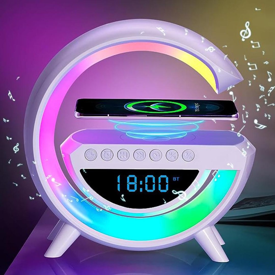 Digital Led Wireless Charger Speaker