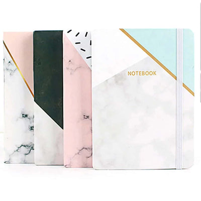 Marble Design 80 A5 Pages Notebook dairy journal